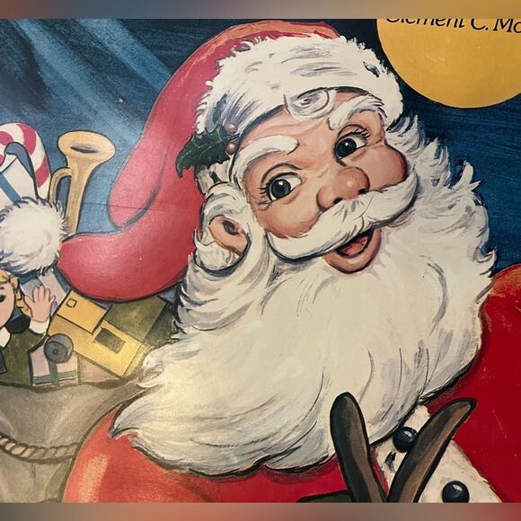 Twas the night before Christmas Giant Story Coloring Book by Vern Henke - Picture 8 of 9